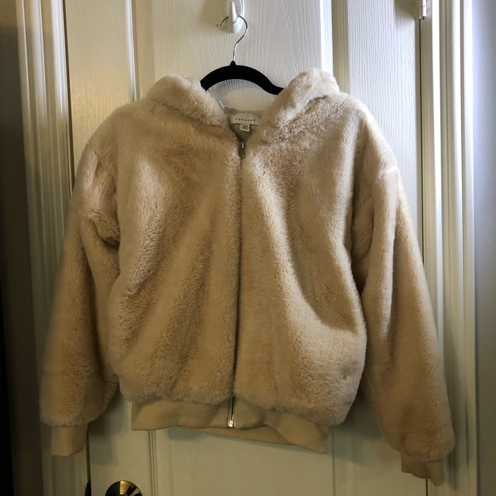 Topshop Faux Fur Jacket